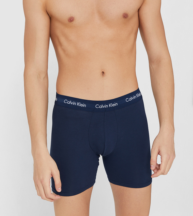 Pack of 3 Logo Waistband Trunks