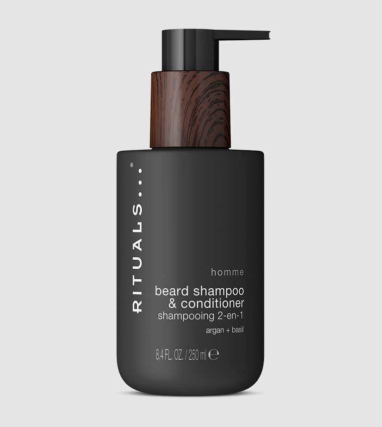 Buy Rituals Homme 2 In 1 Beard Shampoo & Conditioner 250ml In Black