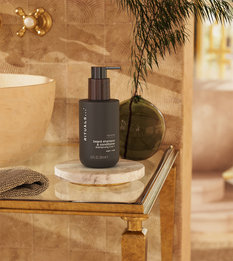 Buy Rituals Homme 2 In 1 Beard Shampoo & Conditioner 250ml In Black