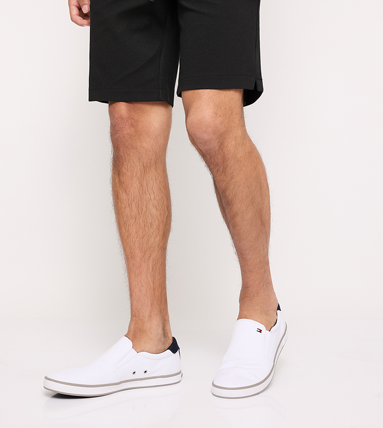 Slip On Contrast Panel Trainers