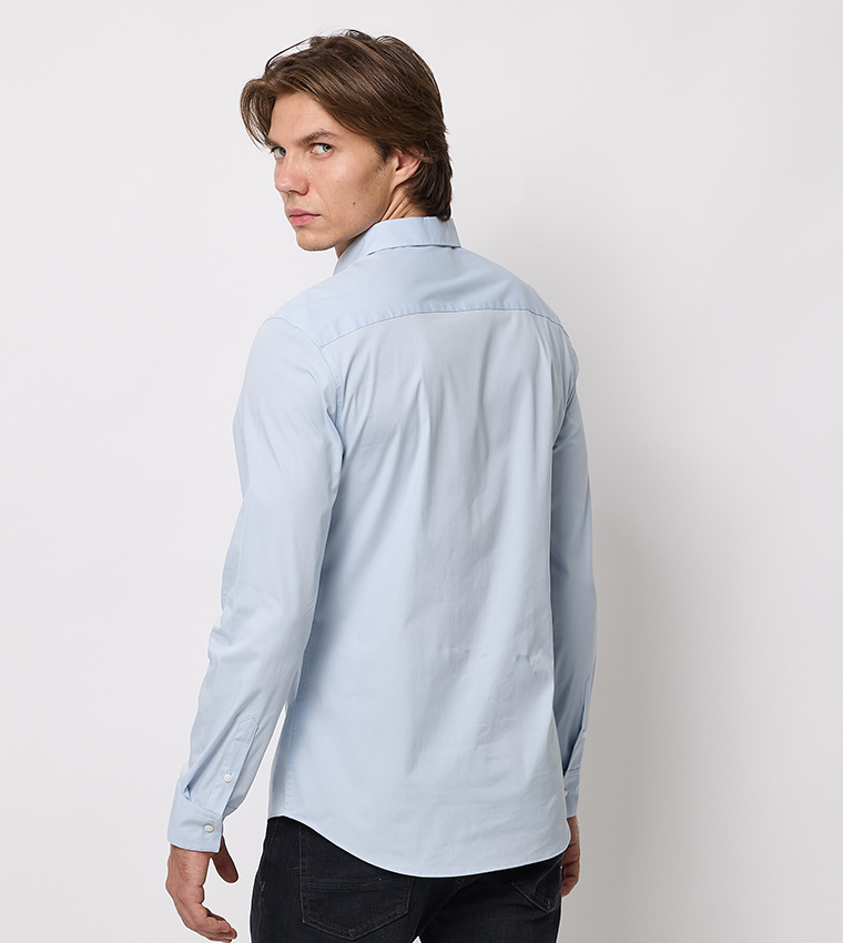 Solid Long Sleeves Formal Shirt