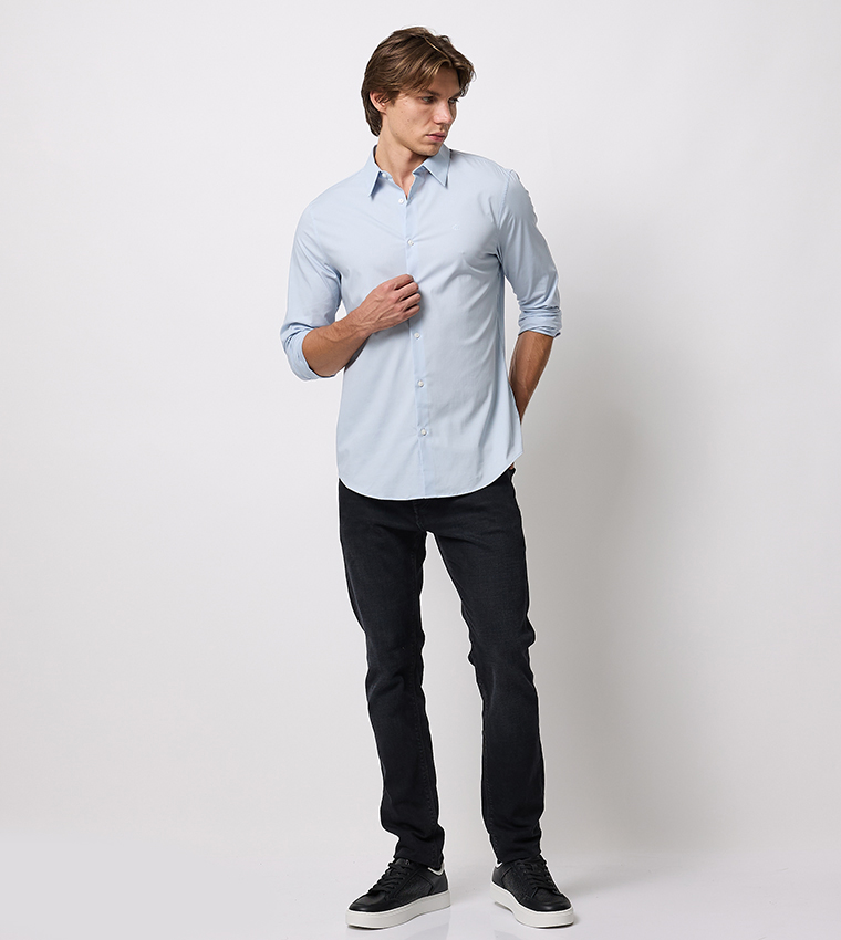 Solid Long Sleeves Formal Shirt