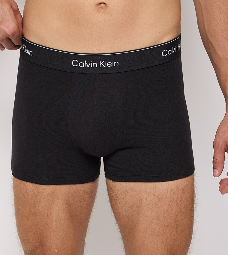 Pack of 3 Logo Waistband Trunks