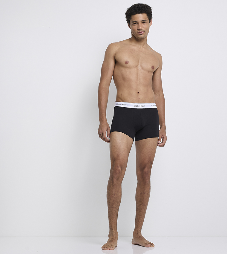 Pack of 5 Logo Waistband Trunks