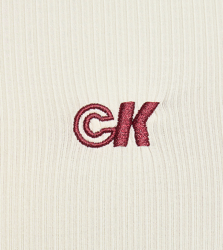 Ribbed Crew Neck Tank Top