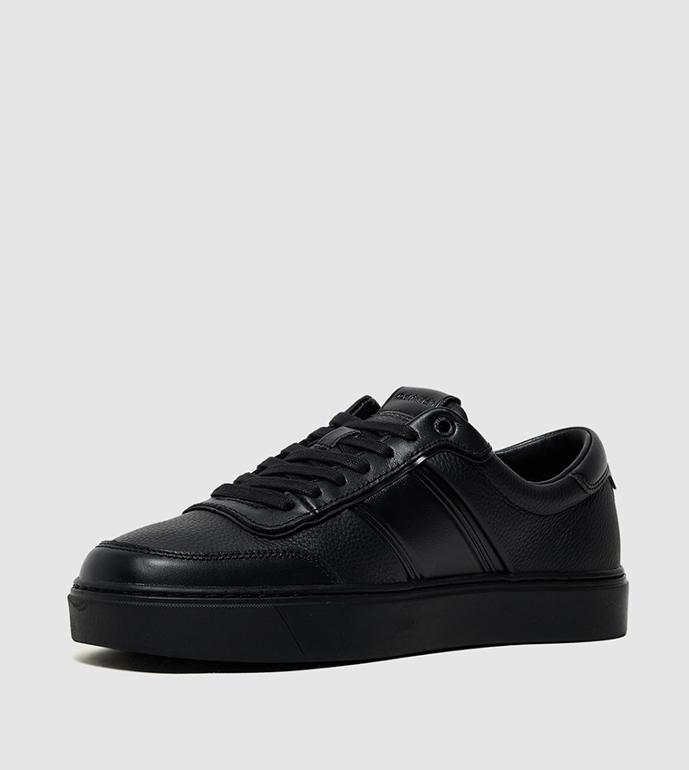 CLEAN Textured Low-Top Sneakers