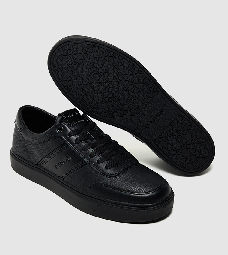 CLEAN Textured Low-Top Sneakers