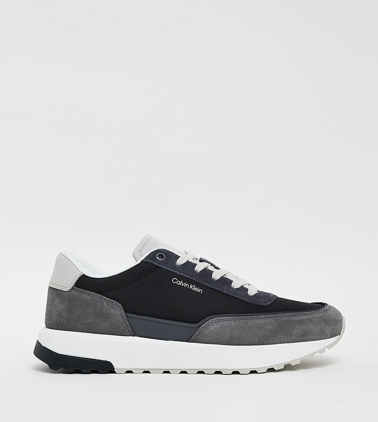 Color Block Lace Up Sneakers
