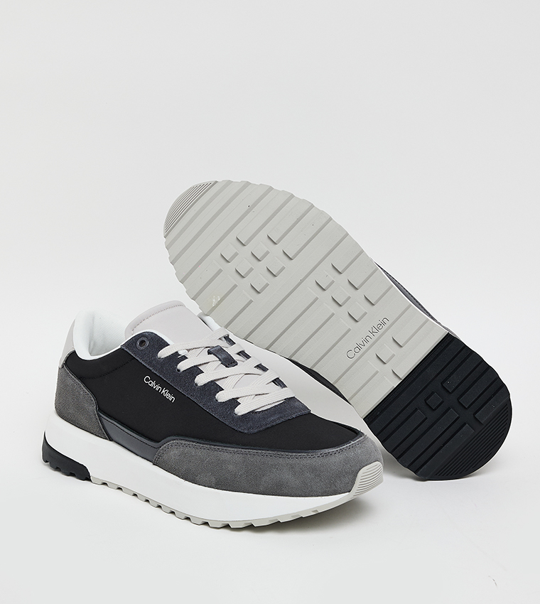 Color Block Lace Up Sneakers