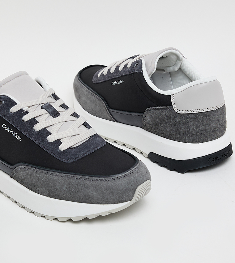 Color Block Lace Up Sneakers