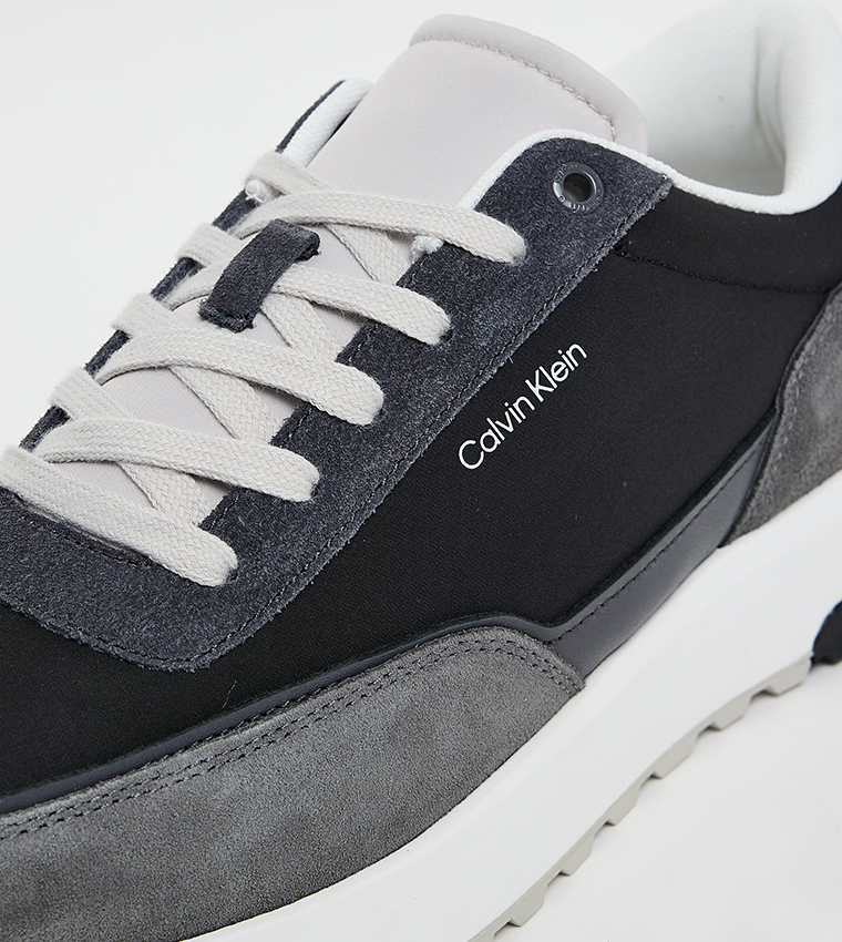 Color Block Lace Up Sneakers