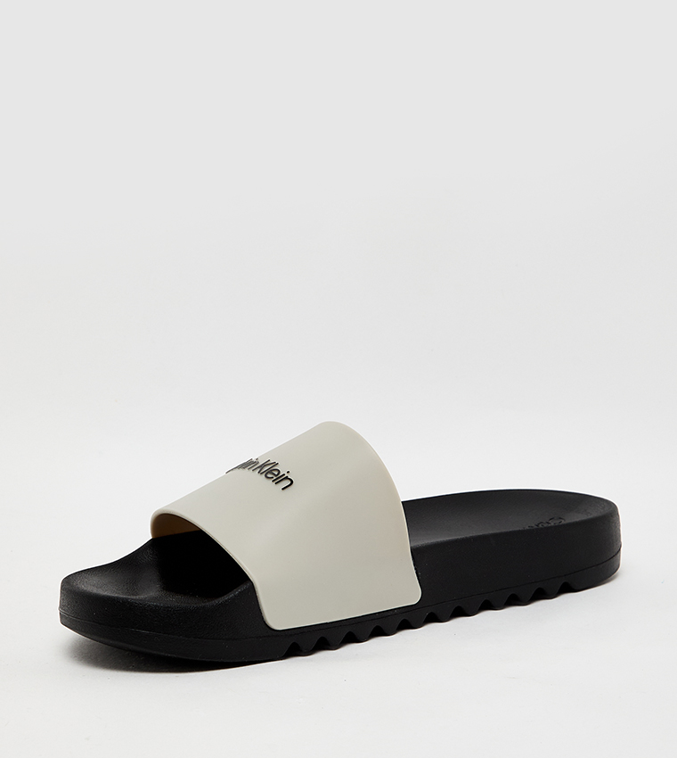 Logo Printed Open Toe Pool Slides