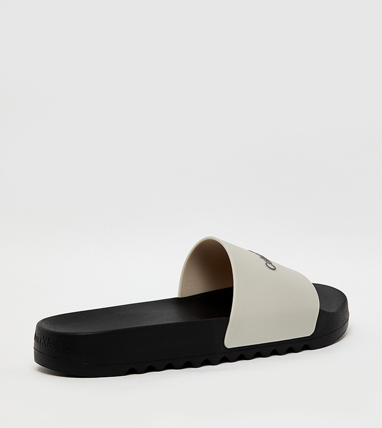Logo Printed Open Toe Pool Slides