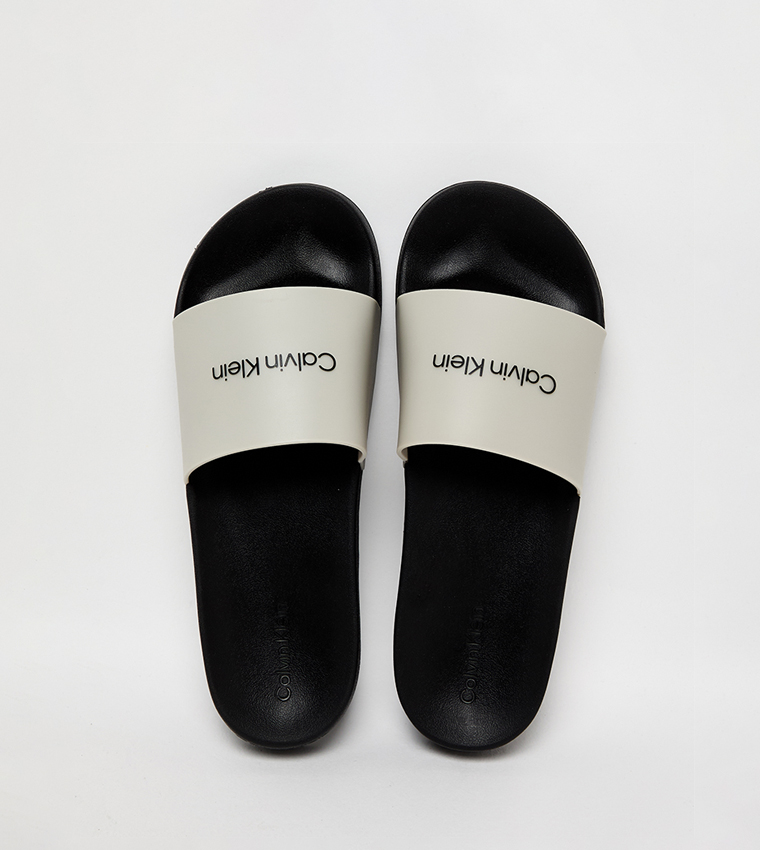 Logo Printed Open Toe Pool Slides