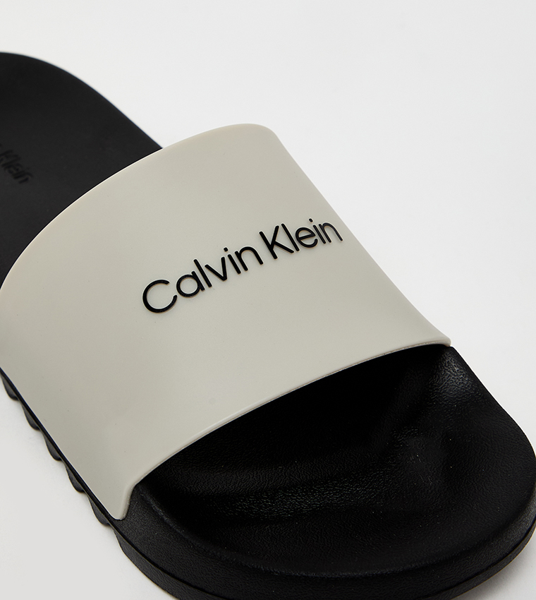 Logo Printed Open Toe Pool Slides
