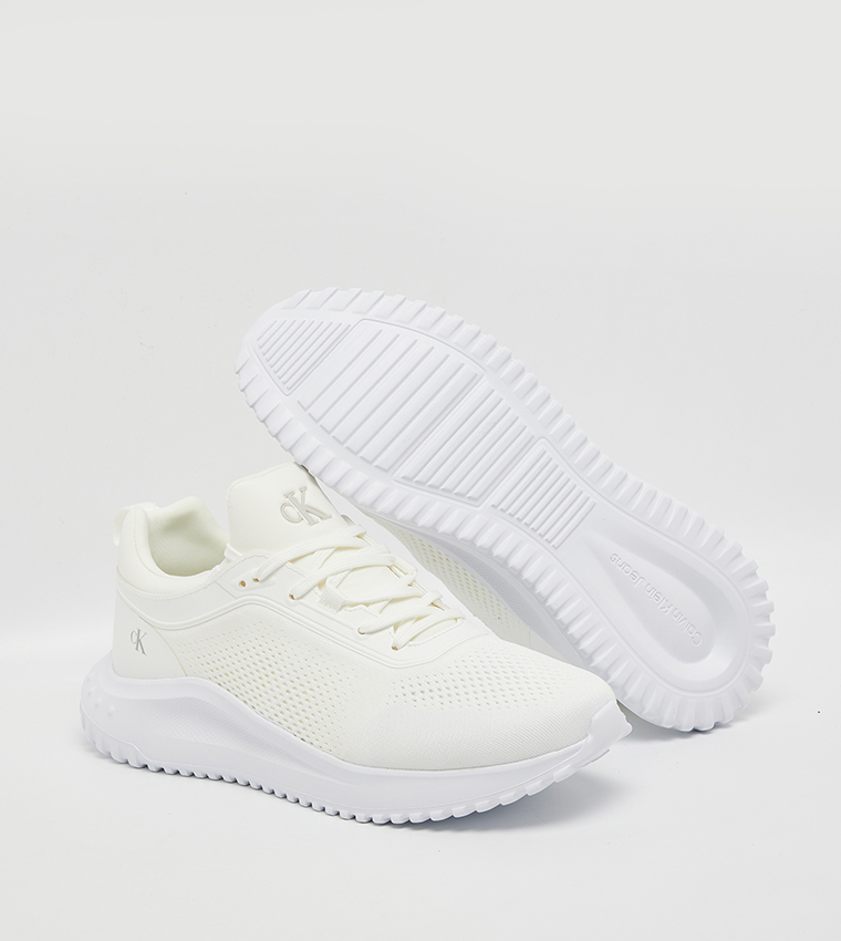 Knitted Lace Up Sneakers