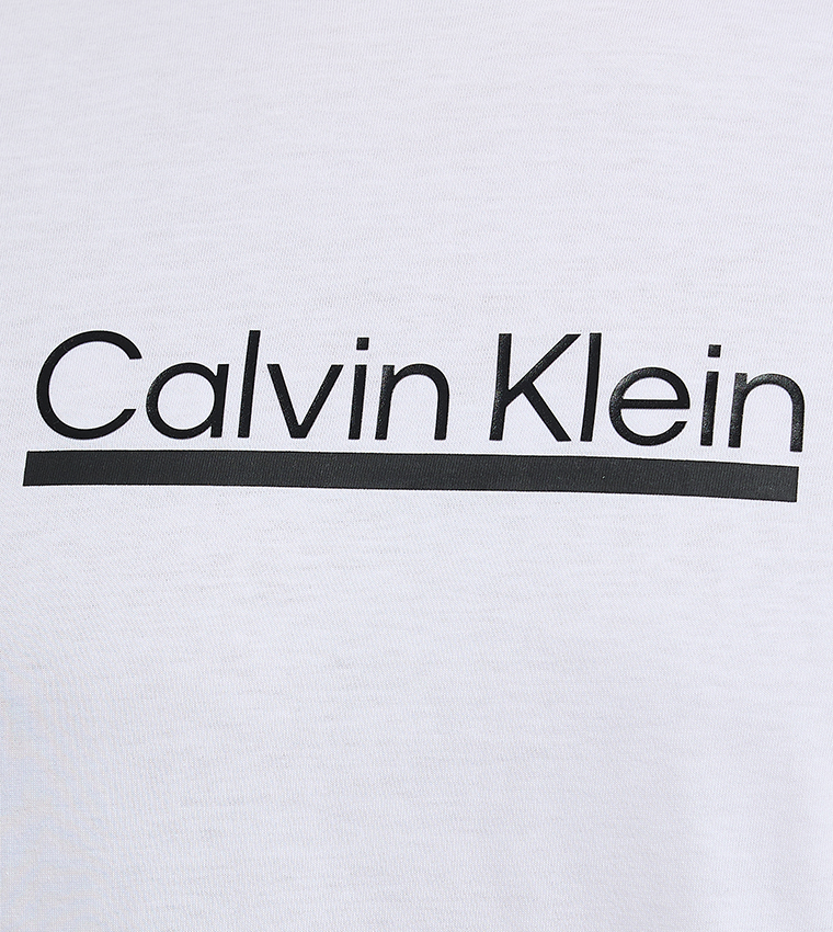 Logo Embroidered Crew Neck T-Shirt