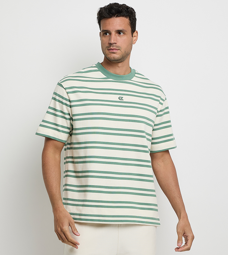 Striped Crew Neck T-Shirt