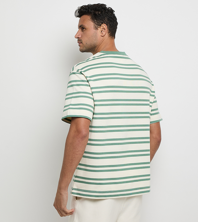 Striped Crew Neck T-Shirt