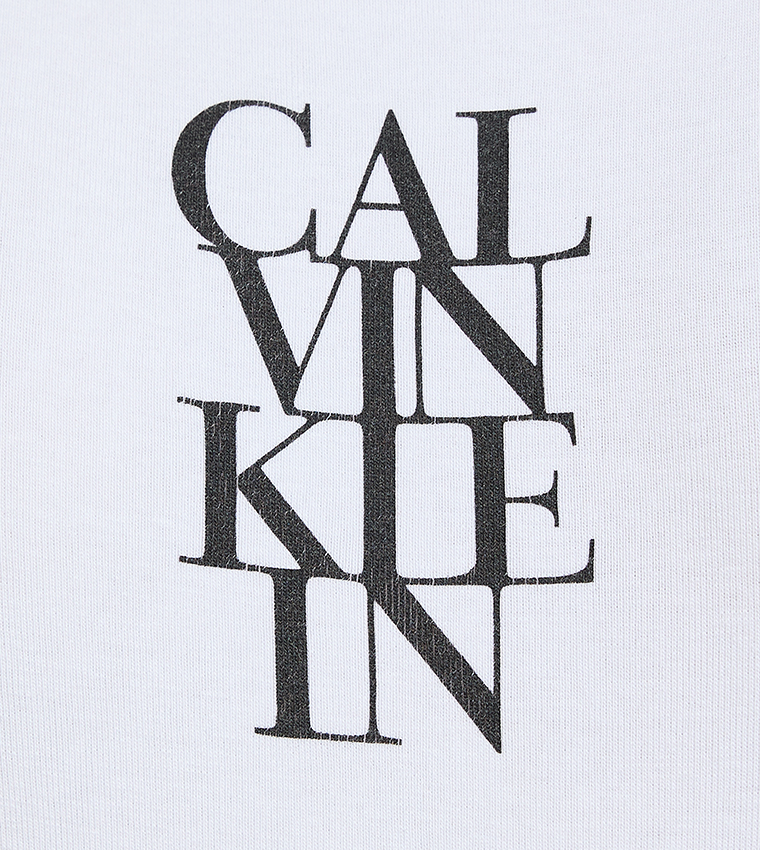 Logo Printed Crew Neck Tank Top