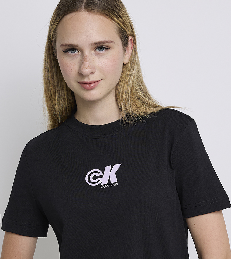 Logo Printed Crew Neck T-Shirt