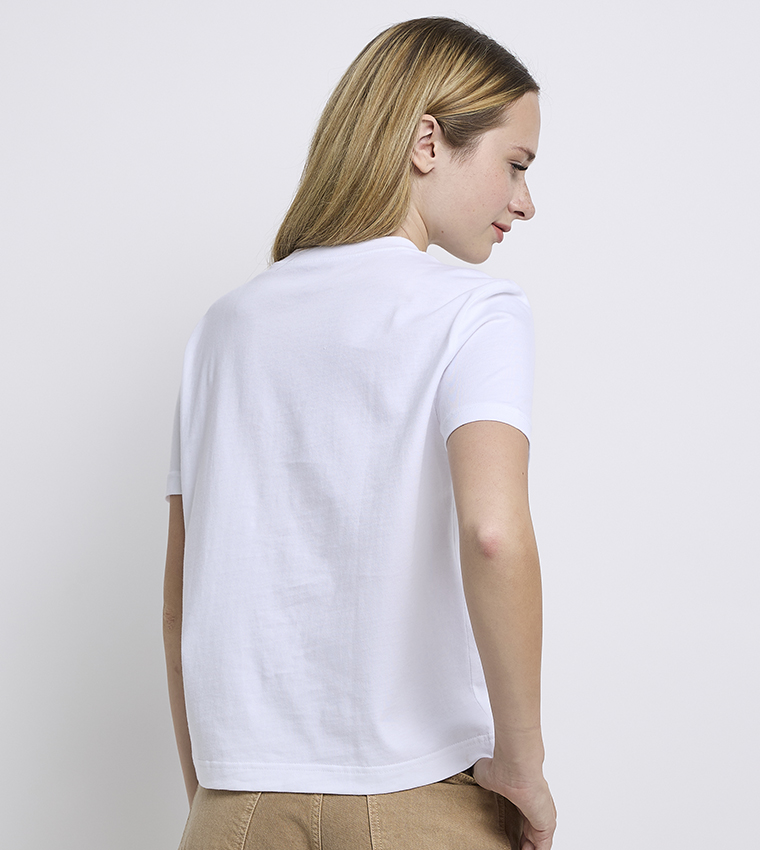 Logo Printed Crew Neck T-Shirt