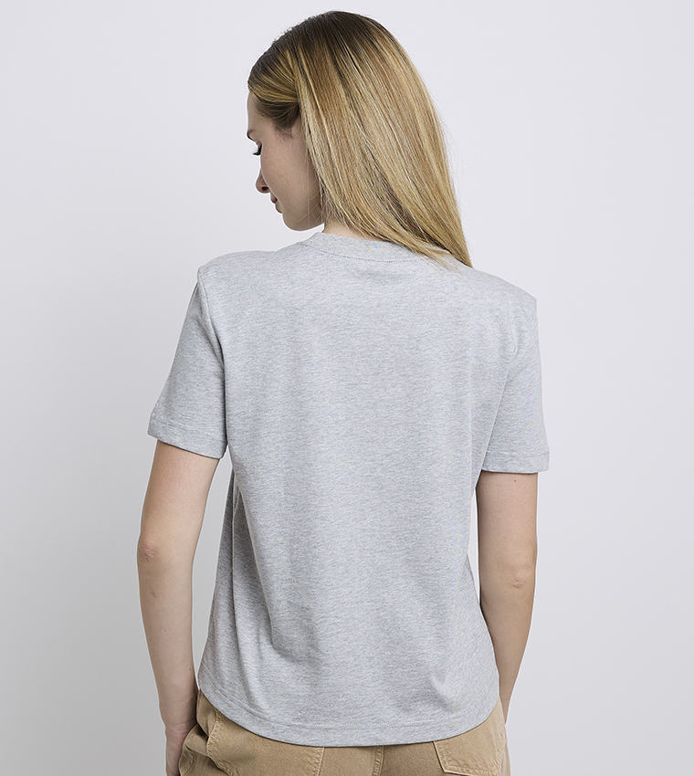 Logo Printed Crew Neck T-Shirt