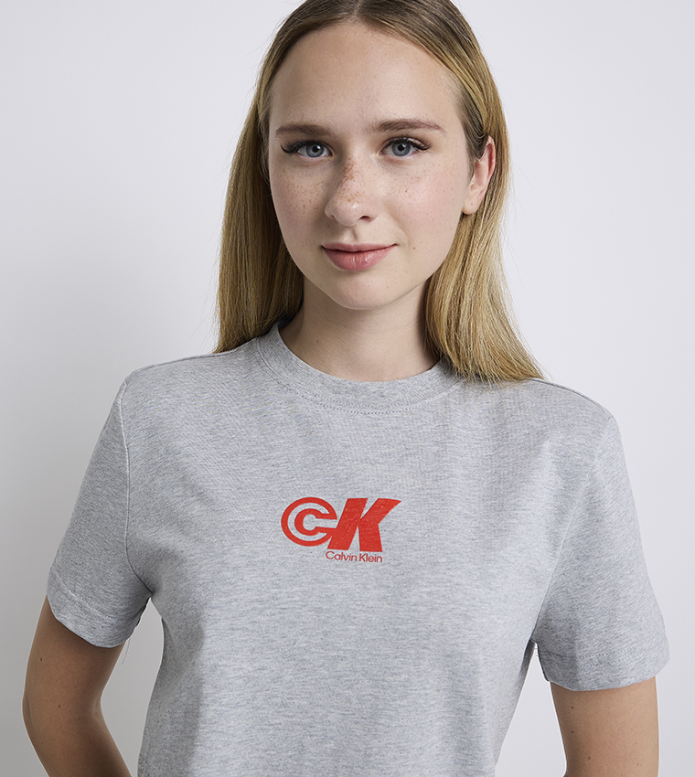 Logo Printed Crew Neck T-Shirt