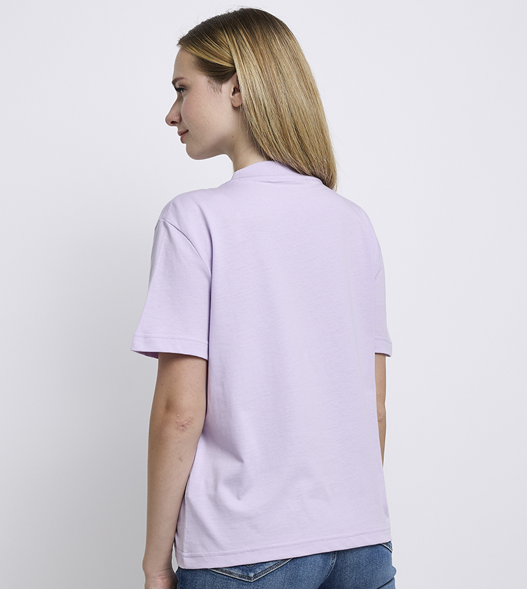 Logo Printed Crew Neck T-Shirt