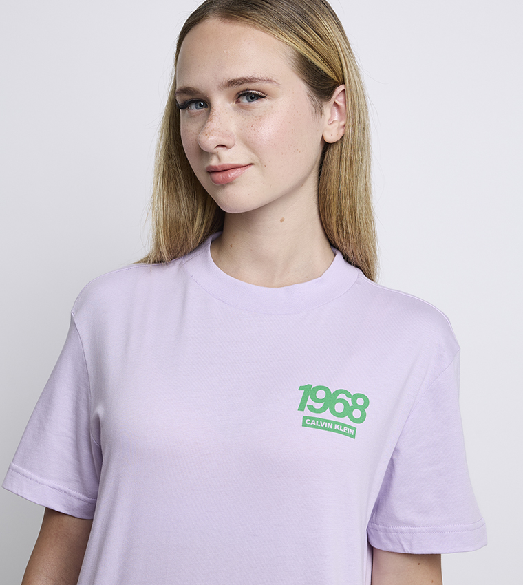 Logo Printed Crew Neck T-Shirt