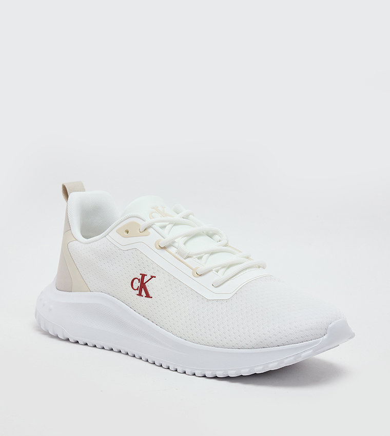 Logo Detail Lace Up Sneakers