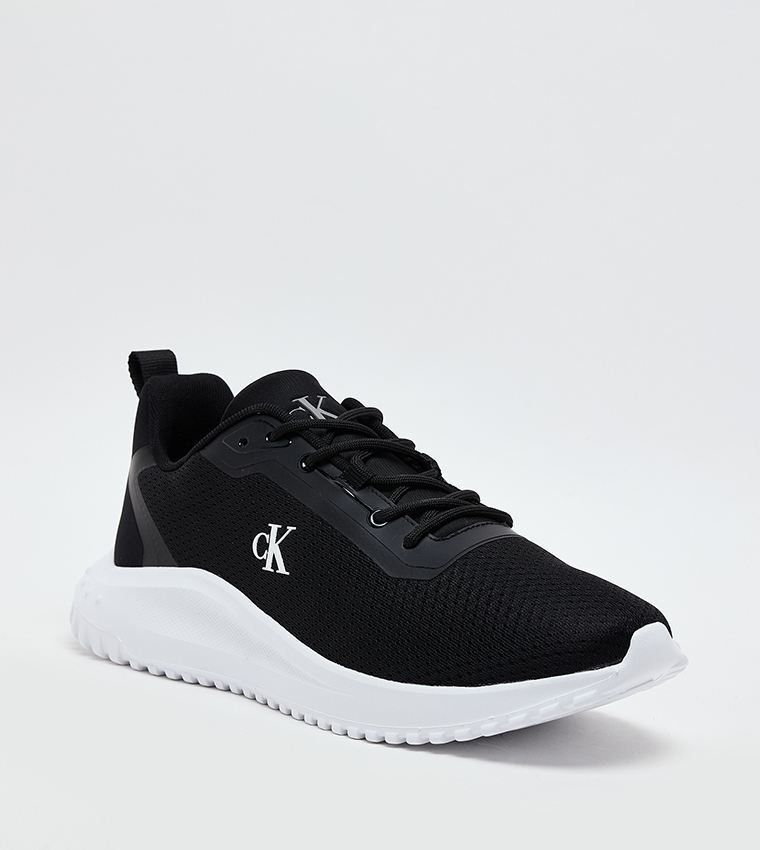 Logo Detail Lace Up Sneakers