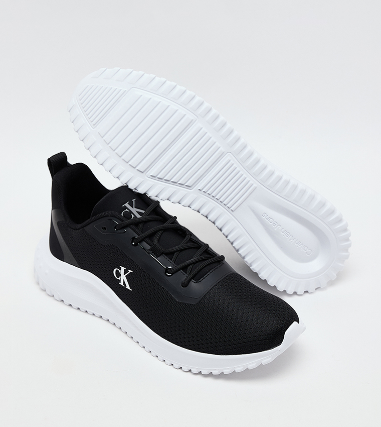 Logo Detail Lace Up Sneakers