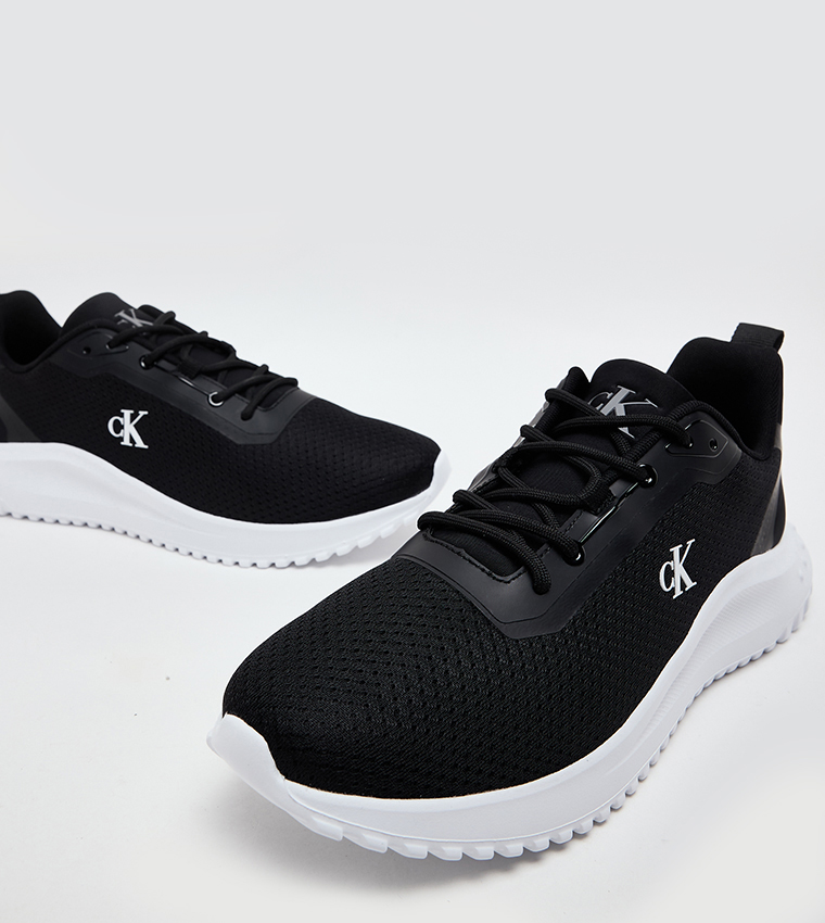 Logo Detail Lace Up Sneakers