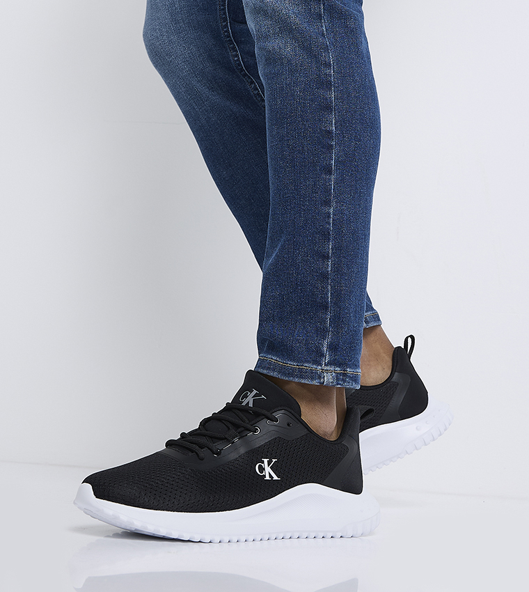 Logo Detail Lace Up Sneakers