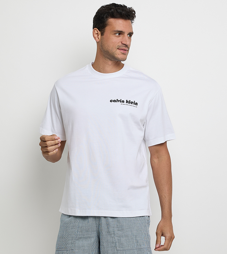 Logo Printed Crew Neck T-Shirt
