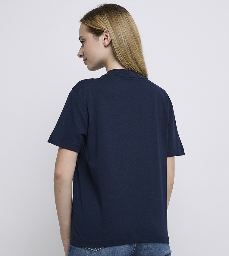 Logo Printed Crew Neck T-Shirt