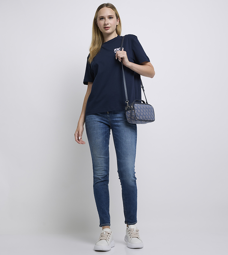 Logo Printed Crew Neck T-Shirt