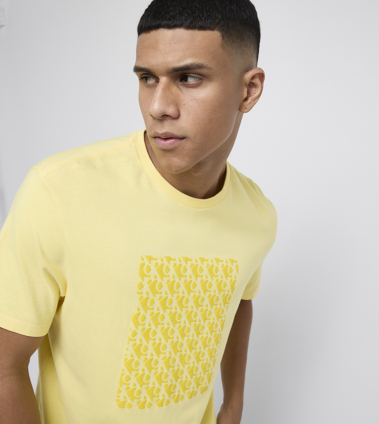Monogram Printed Crew Neck T-Shirt