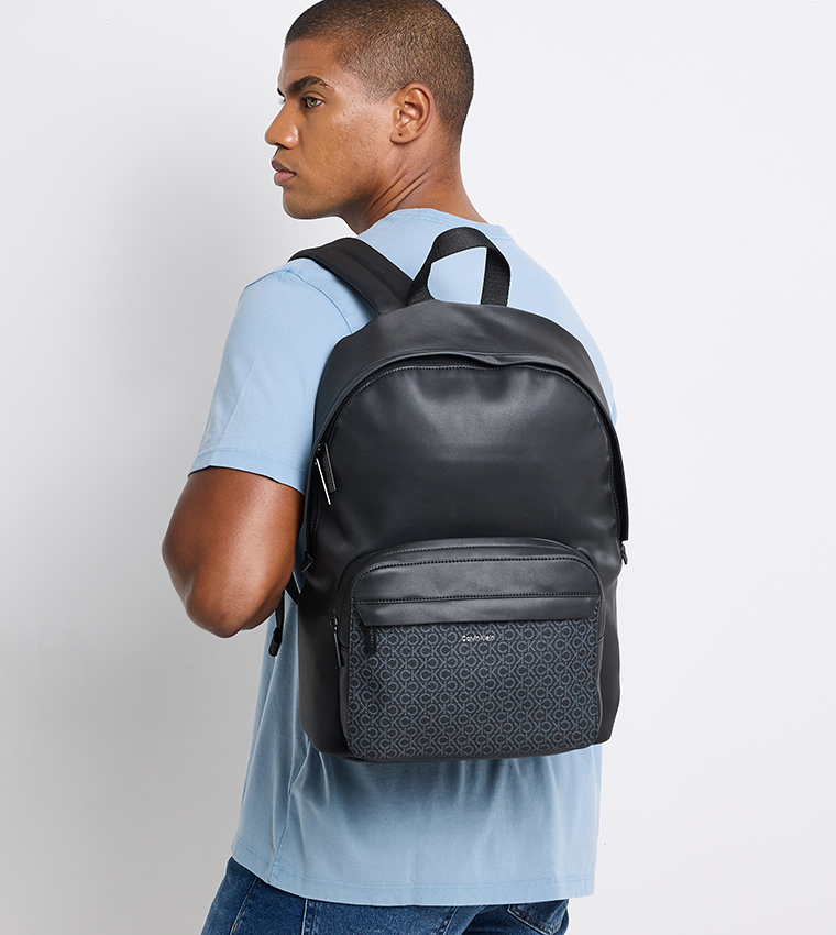 MUST Monogram Patterned Backpack