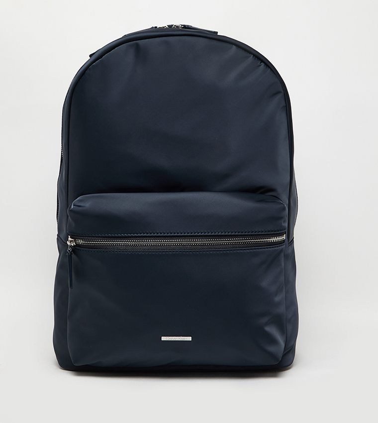 SLEEK Front Pocket Nylon Backpack