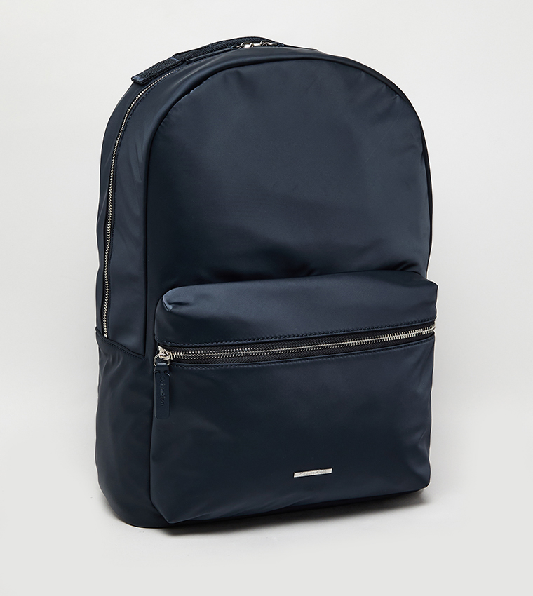SLEEK Front Pocket Nylon Backpack