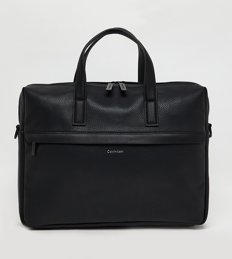 MUST Textured Front Pocket Laptop Bag