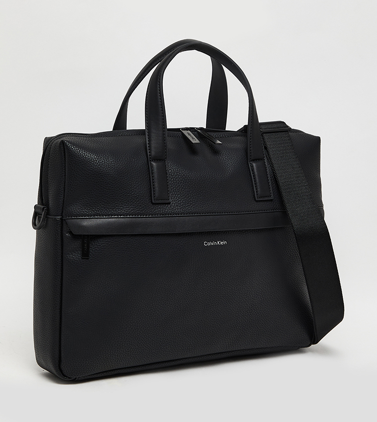 MUST Textured Front Pocket Laptop Bag