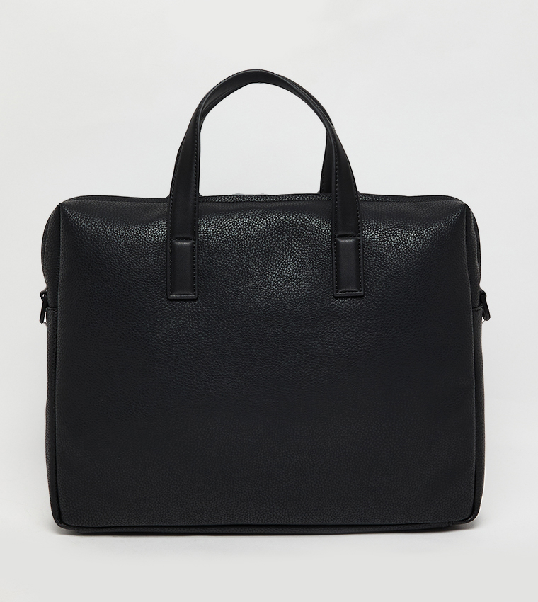MUST Textured Front Pocket Laptop Bag