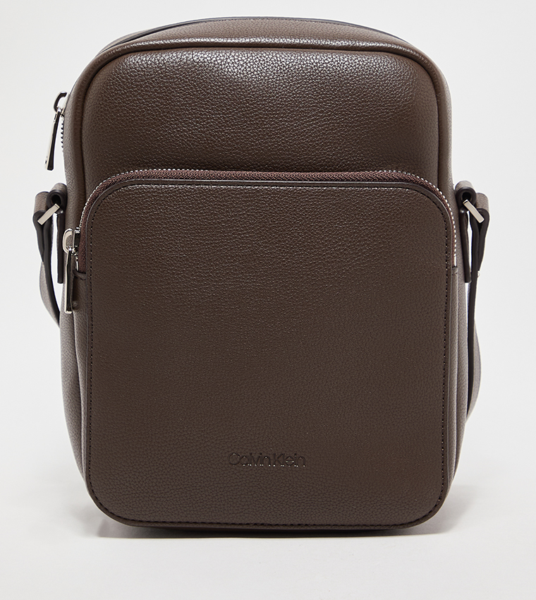 Textured Front Pocket Crossbody Bag