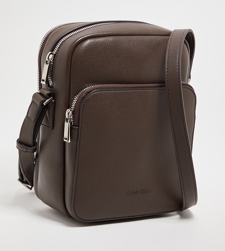 Textured Front Pocket Crossbody Bag