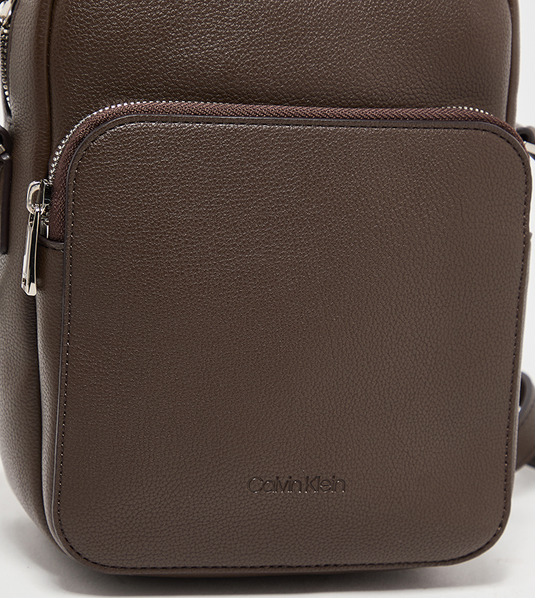 Textured Front Pocket Crossbody Bag
