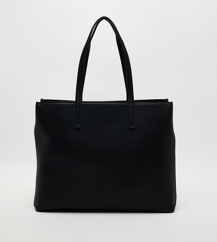 Monogram Patterned Tote Bag