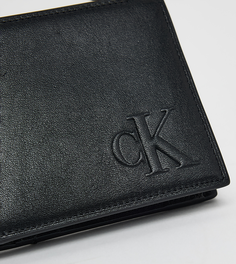 Monogram Embossed Bi-Fold Wallet